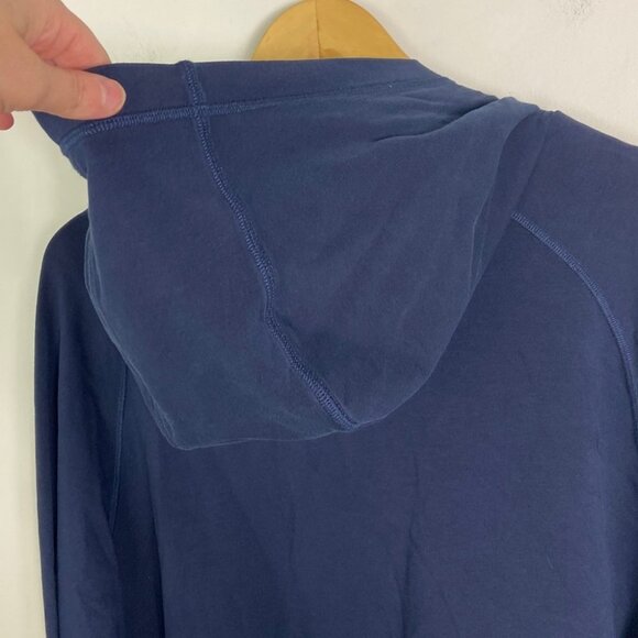 NEW Rhone Bolina Henley Hoodie Blue Size XLarge 2021 Lightweight Hooded Hood XL - Picture 9 of 12